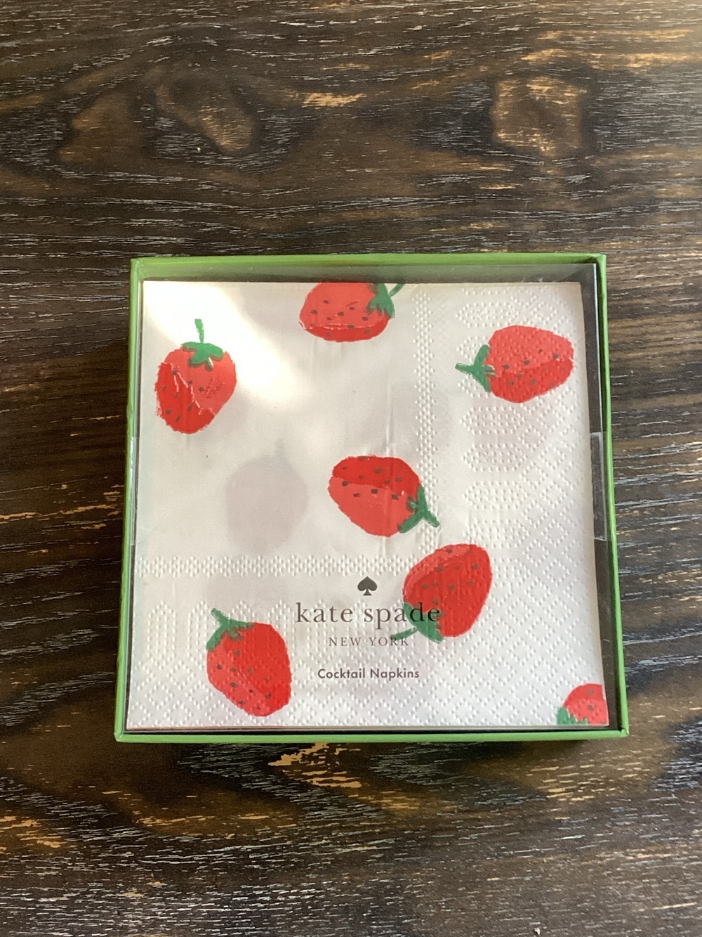 Kate Spade Strawberries Cocktail Napkins